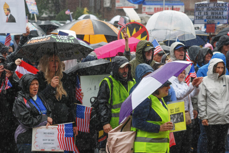 Thousands rally in Mineola against ‘tyranny,’ Trump immigration policy
