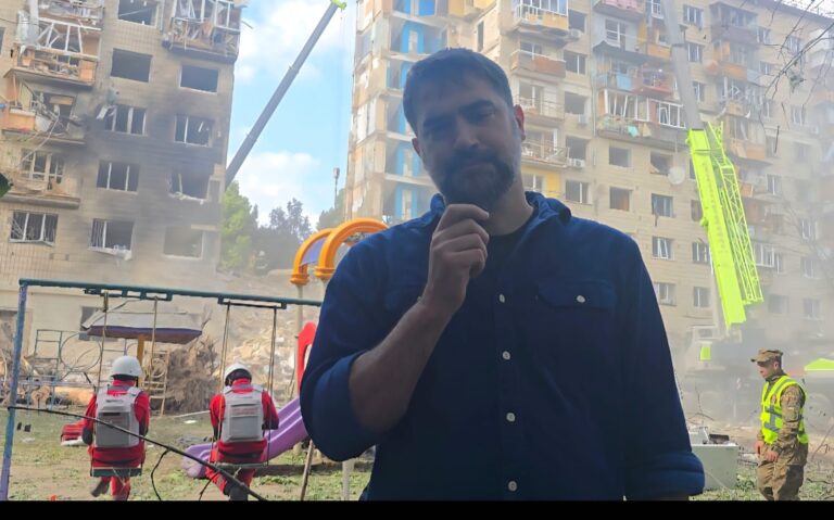 American journalist recounts harrowing night of Russian strikes in Kyiv for WRHU